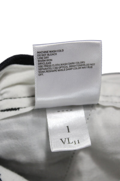 Uniqlo Mens Chinos Black 100% Cotton Button Size L