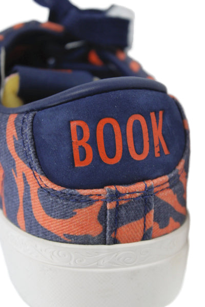 Nike Blazer Womens Leather Low x Devin Booker Tigers Sneakers Orange Blue Size 7