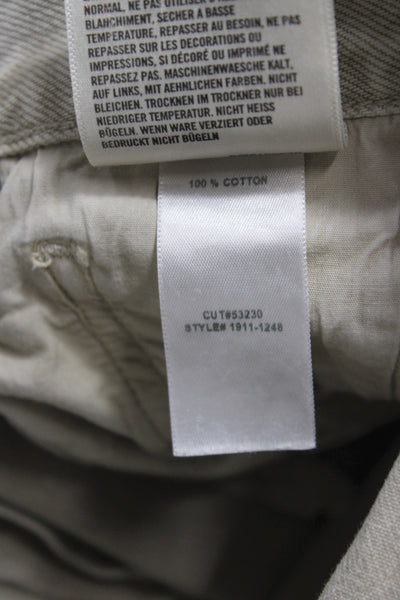 Citizens of Humanity Womens Straight Jeans Beige High Rise Size 23
