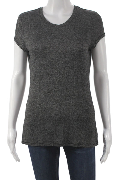 Rag & Bone Jean Womens Basic T-Shirt Gray Crew Neck Short Sleeve Rayon Size S