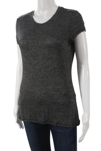 Rag & Bone Jean Womens Basic T-Shirt Gray Crew Neck Short Sleeve Rayon Size S