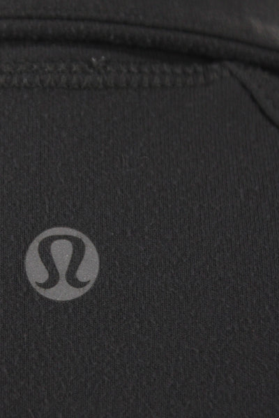 Lululemon Womens Track Jacket Gray Cotton Blend Zip V Neck Long Sleeve Size 6