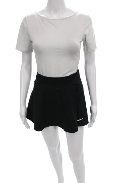 Nike Womens Athletic Skort Black Short Pull On Size L