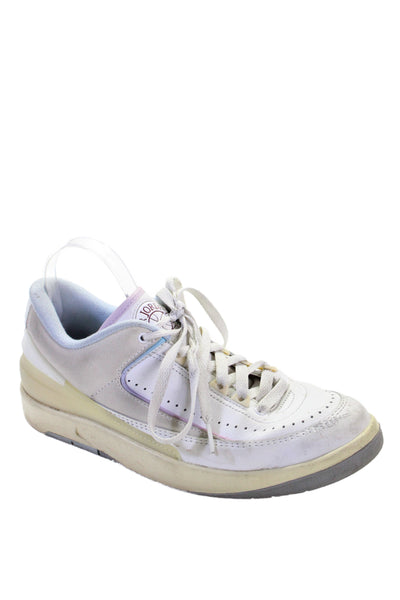 Air Jordan Womens 2 Retro Low "Look, Up in the Air" Sneakers White Size 9