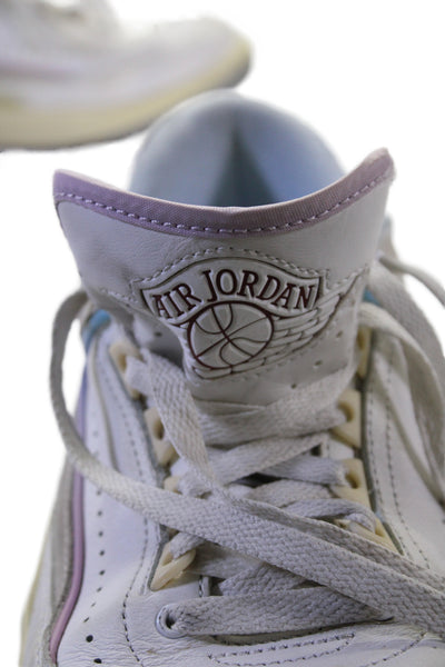 Air Jordan Womens 2 Retro Low "Look, Up in the Air" Sneakers White Size 9