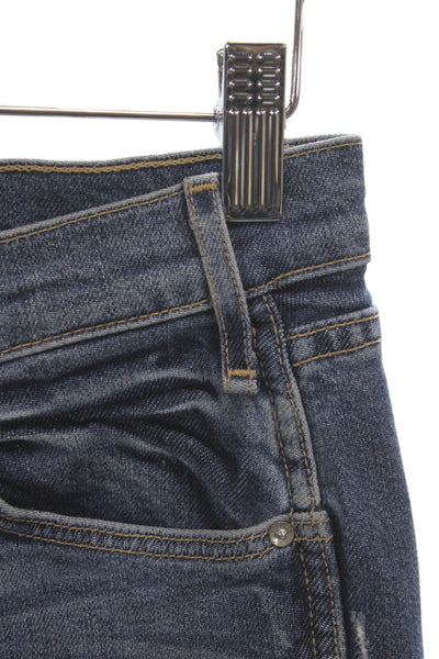 McGuire Womens Ankle Jeans Blue Cotton Mid Rise 27 Inseam Size 24