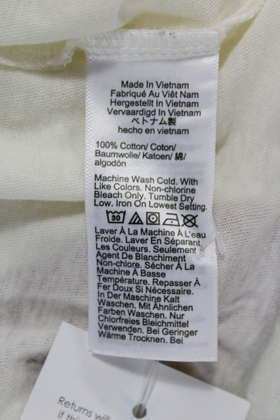 J Crew Womens Basic Cotton Long Sleeve Crew Neck T Shirt Size XS
