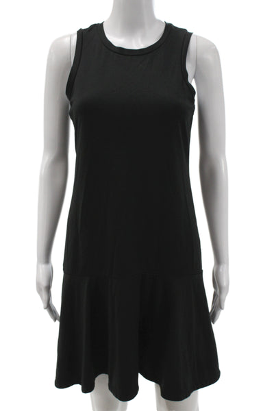 Banana Republic Women Tank Dress Sleeveless Black Long Crew Neck Size XS