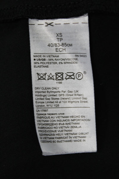 Banana Republic Women Tank Dress Sleeveless Black Long Crew Neck Size XS