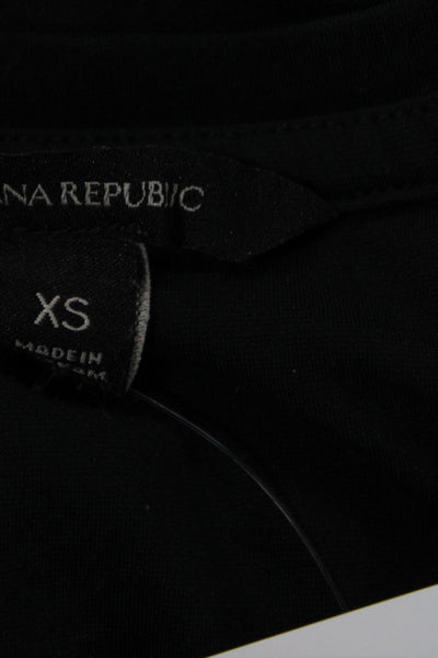 Banana Republic Women Tank Dress Sleeveless Black Long Crew Neck Size XS