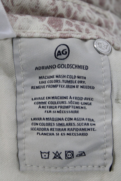 AG Adriano Goldschmied Women Skinny Animal Print Jeans Size 25