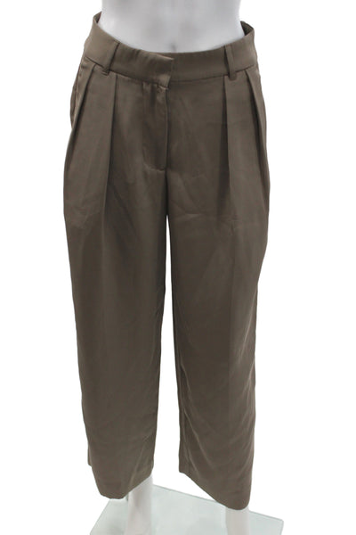 Banana Republic Women Dress Pants Brown Petites Size 0