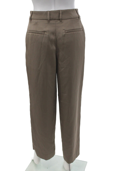 Banana Republic Women Dress Pants Brown Petites Size 0