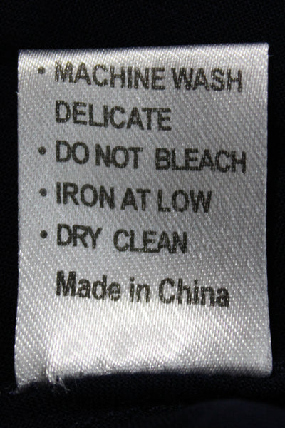 Millau Women Black Tie Dye Slip Dress 100% Rayon Sleeveless Scoop Neck Size S