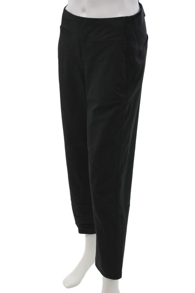 Lululemon Womens Ankle Pants Black Nylon Athleisure Size 6