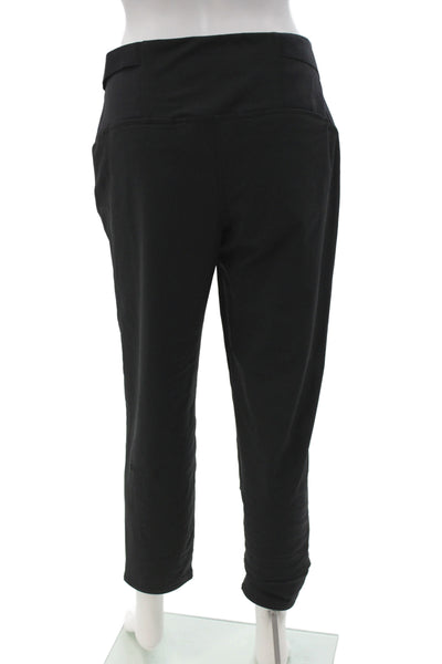 Lululemon Womens Ankle Pants Black Nylon Athleisure Size 6