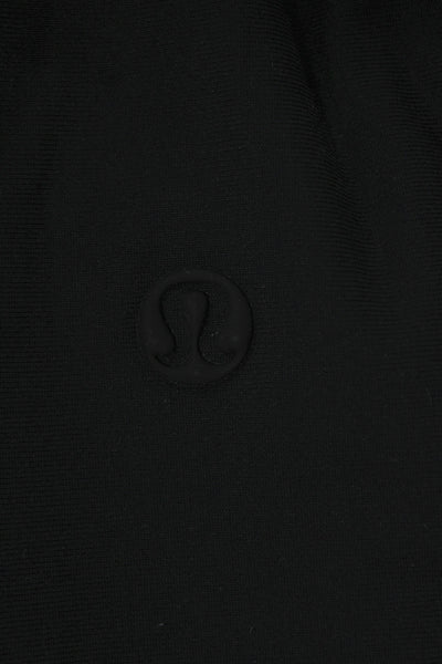Lululemon Womens Ankle Pants Black Nylon Athleisure Size 6