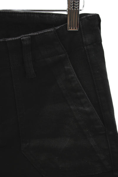Paige Women Black Jogger Pants Rayon Blend Mid Rise Inseam 26 Size 27