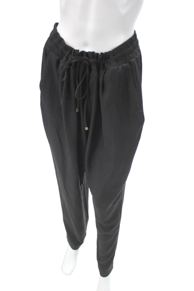 Calvin Klein Women Black Drawstring Jogger Pants Size XL