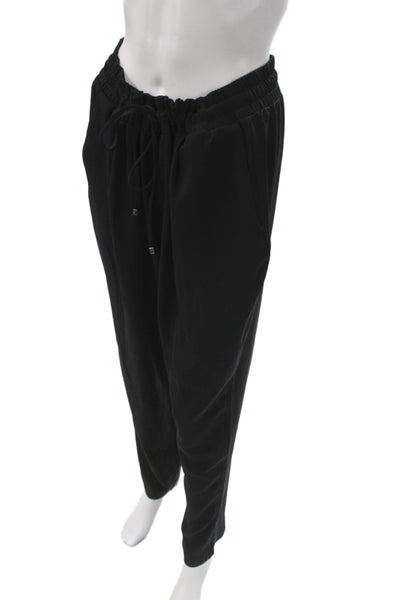 Calvin Klein Women Black Drawstring Jogger Pants Size XL