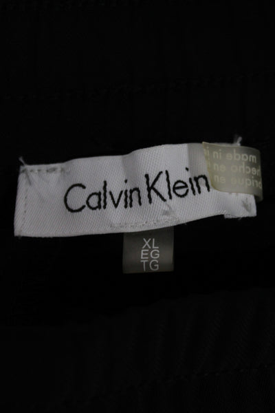 Calvin Klein Women Black Drawstring Jogger Pants Size XL