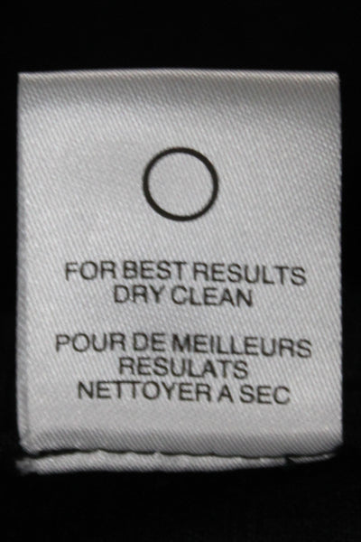 Halston Women Gray Dress Pants Button 30 Inseam Size 6
