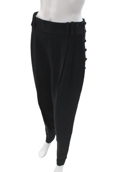 3.1 Phillip Lim Womens Dress Pants Black Solid Button Size 6
