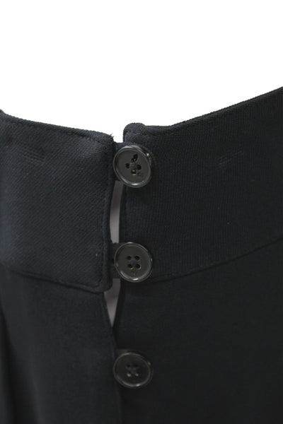 3.1 Phillip Lim Womens Dress Pants Black Solid Button Size 6