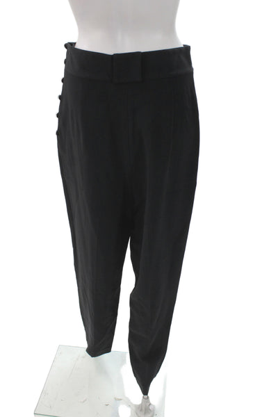 3.1 Phillip Lim Womens Dress Pants Black Solid Button Size 6