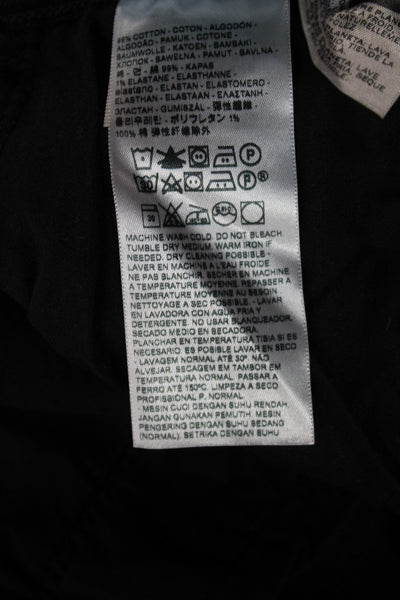 Levis Women Cut-Off Cotton Shorts Black Size 26