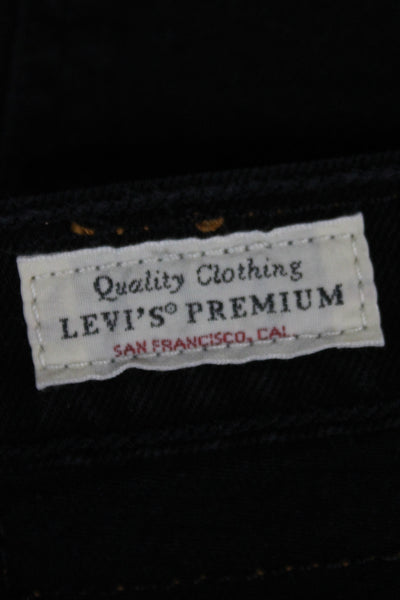 Levis Women Cut-Off Cotton Shorts Black Size 26