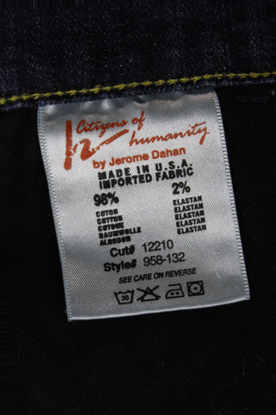 Citizens of Humanity Womens Cut-Off Shorts Blue Size 25