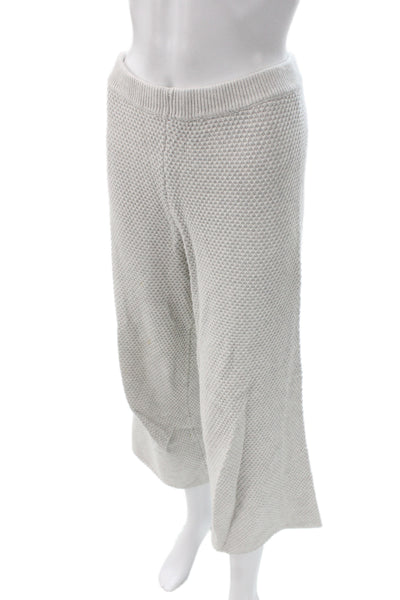 FP Beach Womens Cropped Gray Cotton Pants Size XS