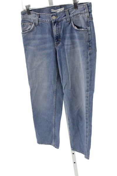 & Other Stories Women Blue Straight Jeans Button Size 25