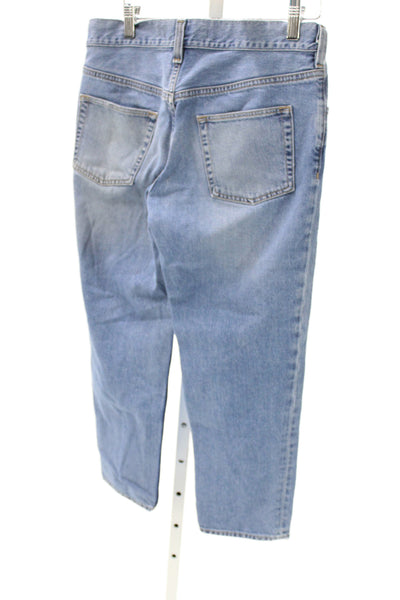 & Other Stories Women Blue Straight Jeans Button Size 25