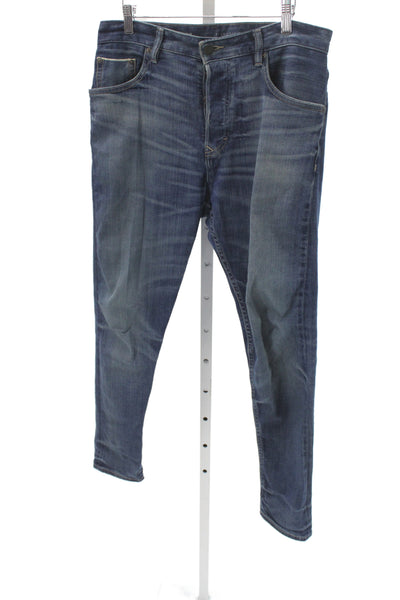 Banana Republic Mens Skinny Blue Jeans Cotton Blend Size 31