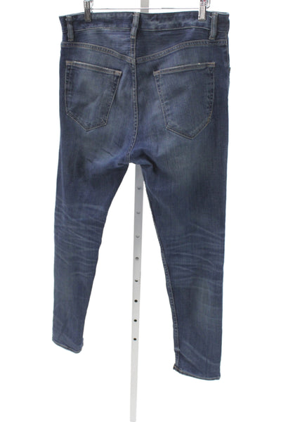 Banana Republic Mens Skinny Blue Jeans Cotton Blend Size 31