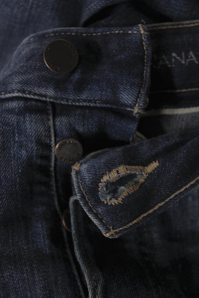 Banana Republic Mens Skinny Blue Jeans Cotton Blend Size 31