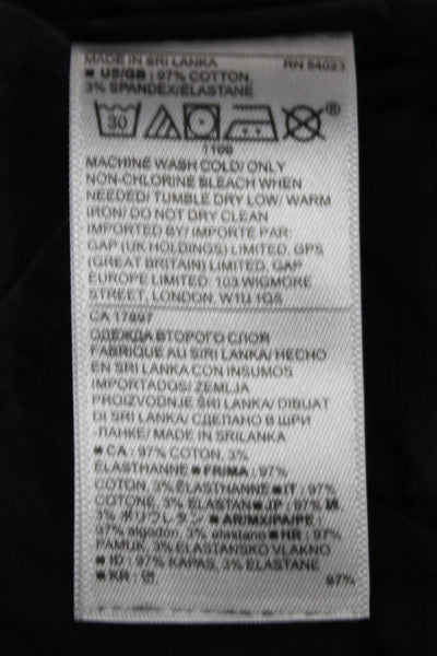 Banana Republic Mens Black Chino Pants 97% Cotton Size 31