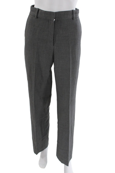 Babaton Women Dress Pants Gray Button Waist Recycled Polyester Inseam 30 Size 2