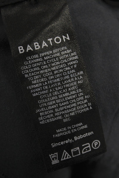 Babaton Women Dress Pants Gray Button Waist Recycled Polyester Inseam 30 Size 2