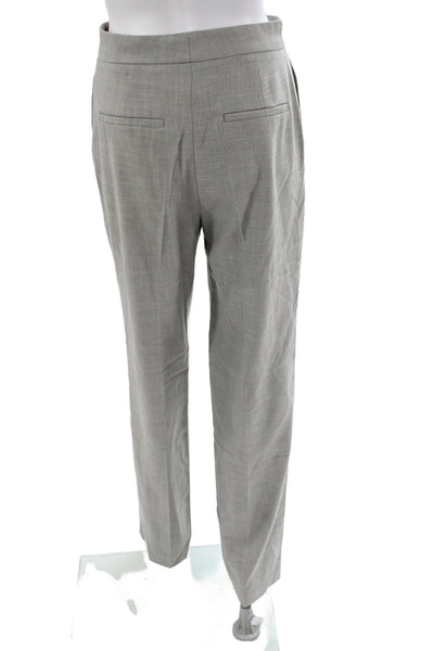 Zara Womens Dress Pants Gray Button Closure Business Size XS