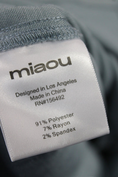 Miaou Womens Cargo Pants Gray Button Closure Polyester Size S