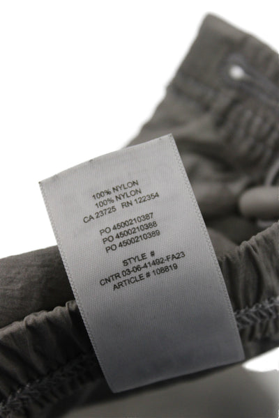 TNA Womens Jogger Pants Gray 100% Nylon Drawstring Athleisure Size XS