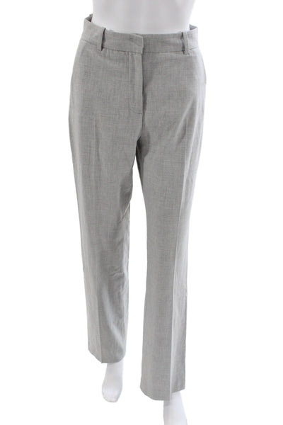 Zara Womens Gray Dress Pants Hook & Eye Inseam 30 Size XS