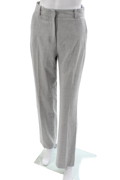 Zara Womens Gray Dress Pants Hook & Eye Inseam 30 Size XS