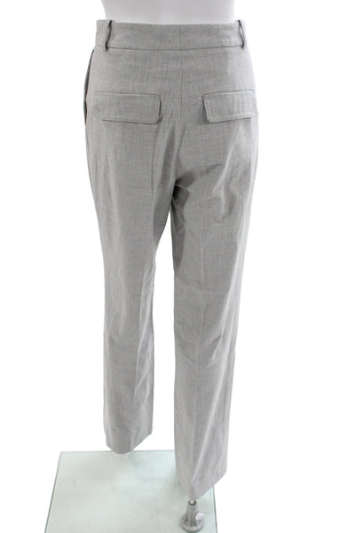 Zara Womens Gray Dress Pants Hook & Eye Inseam 30 Size XS