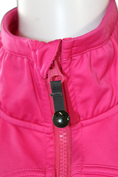 Lululemon Womens Nylon Spandex Track Jacket Hot Pink Size S