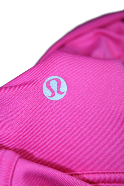 Lululemon Womens Nylon Spandex Track Jacket Hot Pink Size S