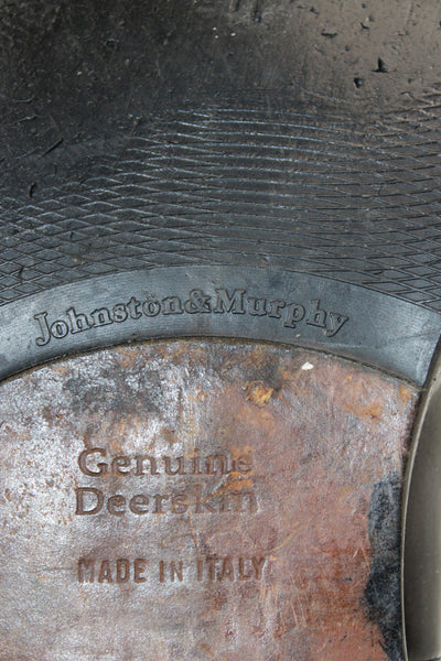 Johnston & Murphy Mens Leather Buckle Closure Dress Shoes Black Size 8.5 Medium